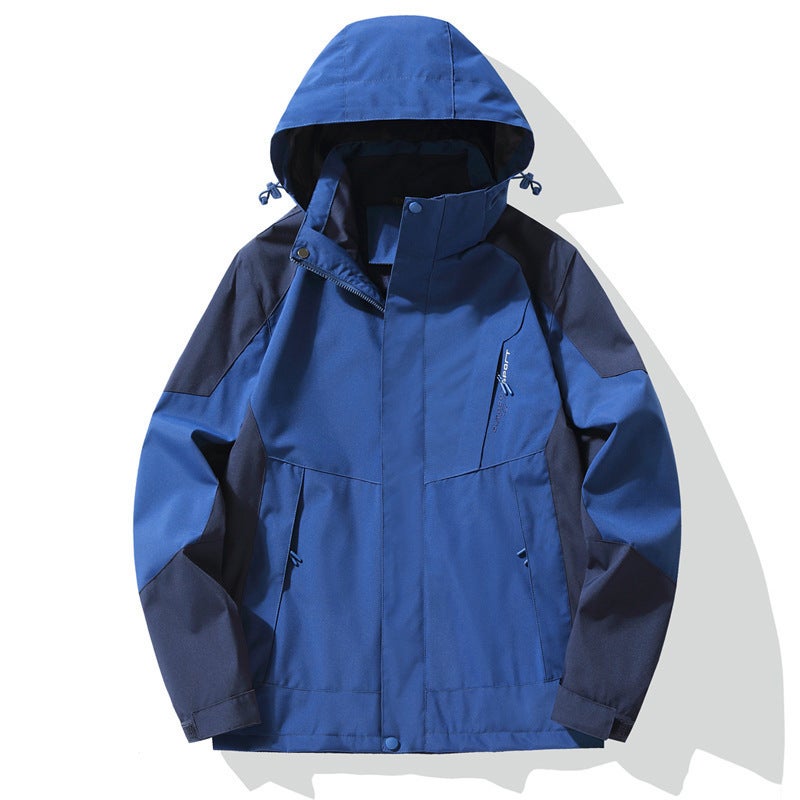 جاكيت جديد خارجي للمشي للرجال جاكيت مقاوم للرياح ملابس تسلق الجبال ملابس عمل للأزواج بأسلوب تطريز - Image 4